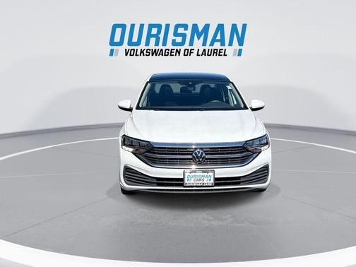 Opal White 2023 Volkswagen Jetta 1.5T SE