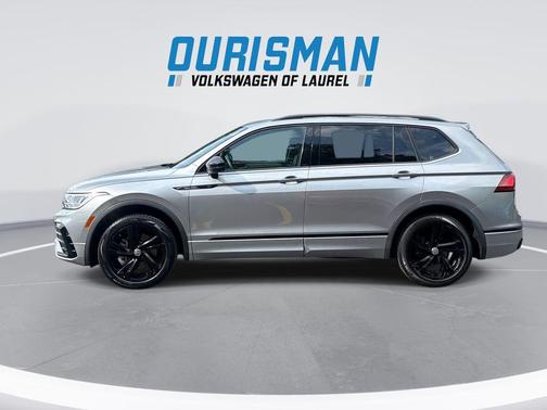 Silver Metallic 2023 Volkswagen Tiguan 2.0T SE R-Line Black