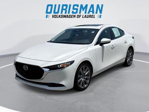 Snowflake White Pearl Mica 2024 Mazda Mazda3 FWD w/Preferred Package