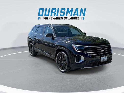Deep Black Pearl 2026 Volkswagen Atlas 2.0T SE w/Technology 4MOTION