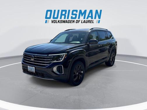 Deep Black Pearl 2026 Volkswagen Atlas 2.0T SE w/Technology 4MOTION