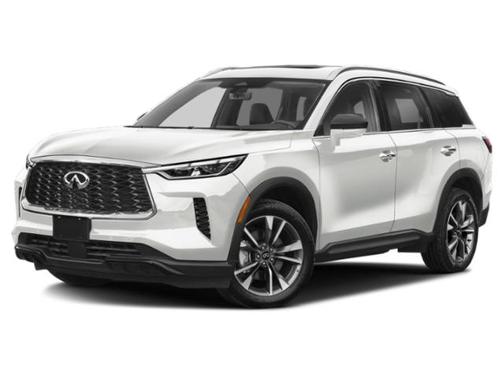 Majestic White 2025 INFINITI QX60 Luxe