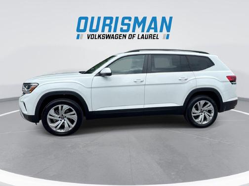 Pure White 2023 Volkswagen Atlas 2.0T SE w/Technology 4MOTION
