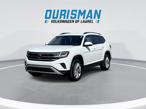 Pure White 2023 Volkswagen Atlas 3.6L SE w/Technology