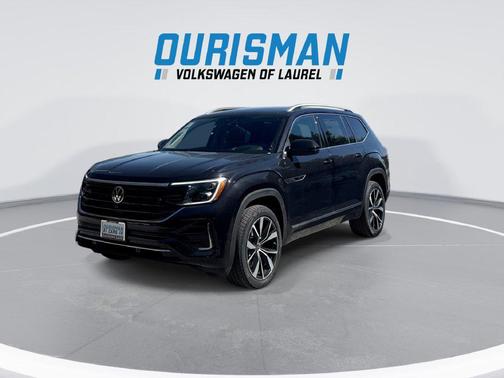 Deep Black Pearl 2026 Volkswagen Atlas 2.0T SEL Premium R-Line 4MOTION