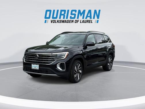 Deep Black Pearl 2026 Volkswagen Atlas 2.0T SE w/Technology 4MOTION