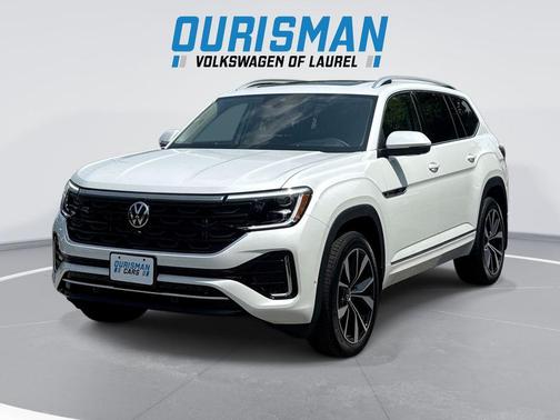 White Pearl 2026 Volkswagen Atlas 2.0T SEL Premium R-Line 4MOTION