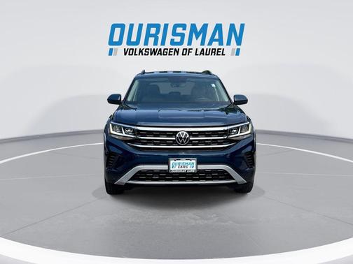 Tourmaline Blue Metallic 2022 Volkswagen Atlas 2.0T SE w/Technology 4MOTION