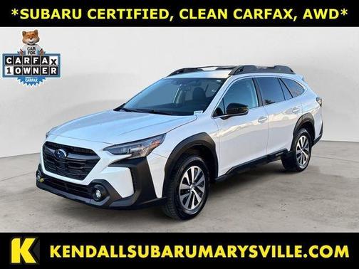 Crystal White Pearl 2025 Subaru Outback Premium