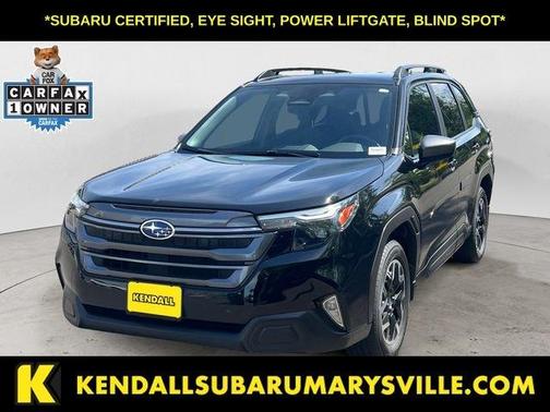 Crystal Black Silica 2025 Subaru Forester Premium