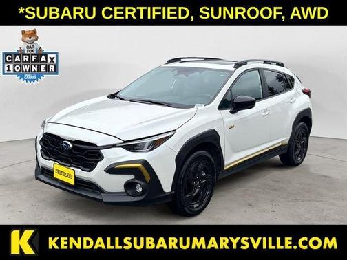 Crystal White Pearl 2025 Subaru Crosstrek Sport