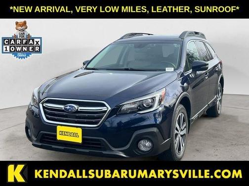 Dark Blue 2018 Subaru Outback 3.6R Limited