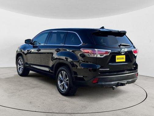 Midnight Black Metallic 2016 Toyota Highlander LE Plus