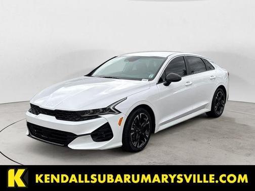 Glacial White Pearl 2023 Kia K5 GT-Line