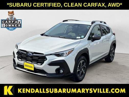 Crystal White Pearl 2024 Subaru Crosstrek Premium