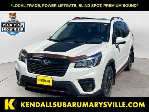 Crystal White Pearl 2019 Subaru Forester Sport
