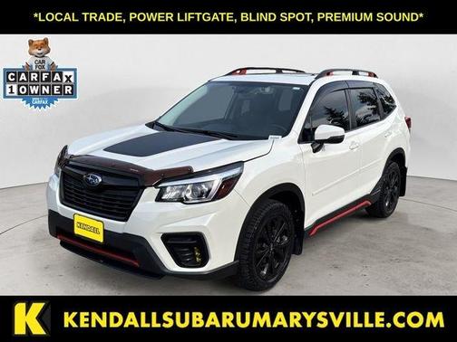 Crystal White Pearl 2019 Subaru Forester Sport