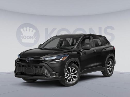 Jet Black 2023 Toyota Corolla Cross Hybrid S