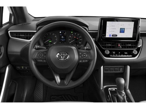 Jet Black 2023 Toyota Corolla Cross Hybrid S