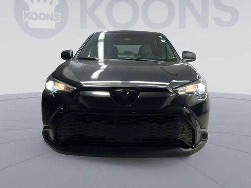 Jet Black 2023 Toyota Corolla Cross Hybrid S