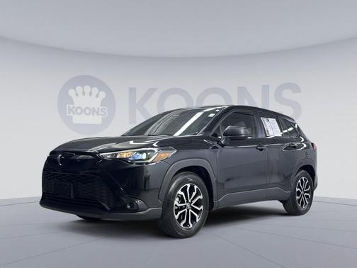 Jet Black 2023 Toyota Corolla Cross Hybrid S