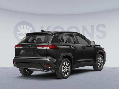 Jet Black 2023 Toyota Corolla Cross Hybrid S