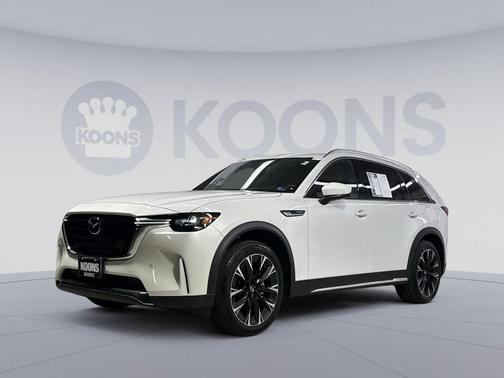 Rhodium White Premium 2024 Mazda CX-90 PHEV Premium Plus