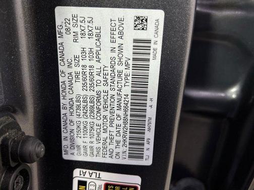 2022 Honda CR-V AWD EX-L