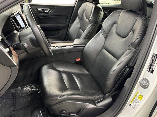 Crystal White Metallic 2024 Volvo S60 B5 Plus Dark Theme