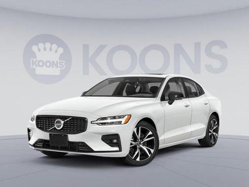 Crystal White Metallic 2024 Volvo S60 B5 Plus Dark Theme