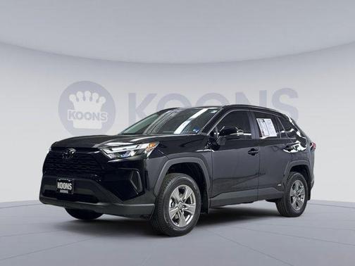 Midnight Black Metallic 2025 Toyota RAV4 Hybrid XLE