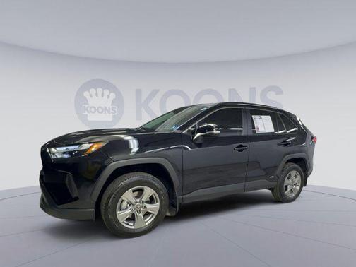 Midnight Black Metallic 2025 Toyota RAV4 Hybrid XLE