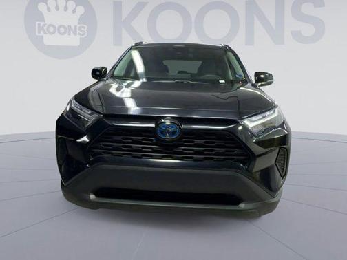 Midnight Black Metallic 2024 Toyota RAV4 Hybrid LE