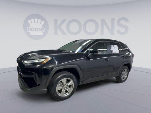 Midnight Black Metallic 2024 Toyota RAV4 Hybrid LE