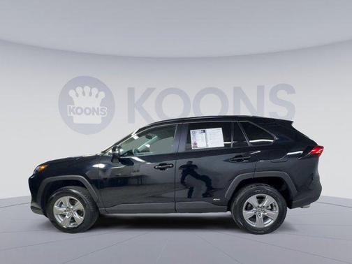 Midnight Black Metallic 2025 Toyota RAV4 Hybrid XLE