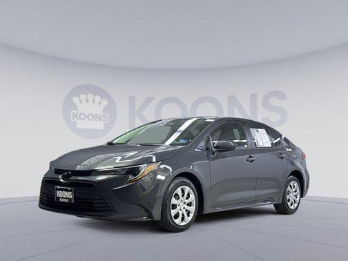 Underground Gray/Midnight Black Metallic 2023 Toyota Corolla LE