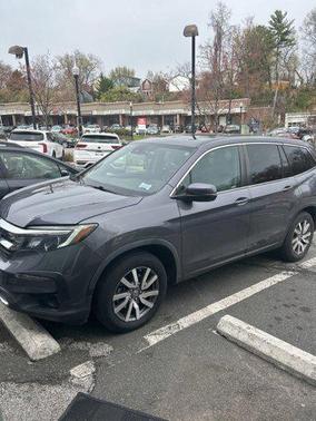 Lunar Silver Metallic 2021 Honda Pilot 2WD EX-L