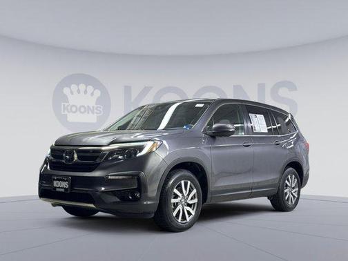 Lunar Silver Metallic 2021 Honda Pilot 2WD EX-L