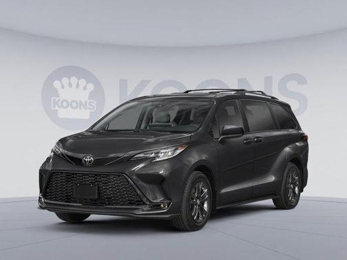 Midnight Black Metallic 2026 Toyota Sienna XSE 7 Passenger
