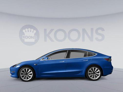 Deep Blue Metallic 2018 Tesla Model 3 Long Range