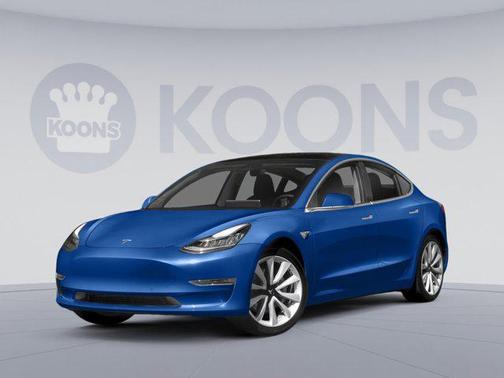 Deep Blue Metallic 2018 Tesla Model 3 Long Range