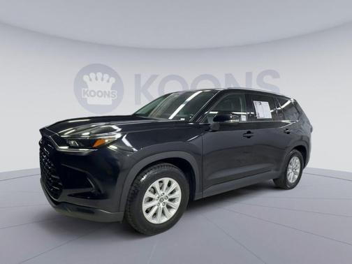 Midnight Black Metallic 2025 Toyota Grand Highlander XLE