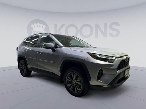 Silver Sky Metallic 2023 Toyota RAV4 Hybrid XLE Premium
