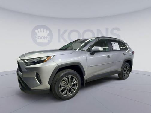 Silver Sky Metallic 2023 Toyota RAV4 Hybrid XLE Premium
