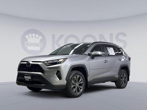 Silver Sky Metallic 2023 Toyota RAV4 Hybrid XLE Premium