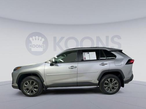 Silver Sky Metallic 2023 Toyota RAV4 Hybrid XLE Premium