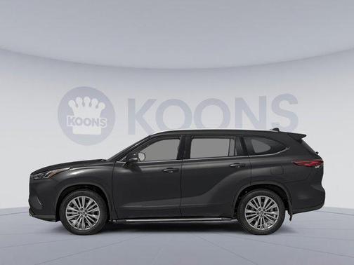 Midnight Black Metallic 2026 Toyota Highlander Hybrid Platinum