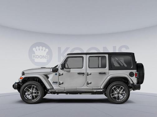 Silver Zynith Clearcoat 2024 Jeep Wrangler 4xe Sahara