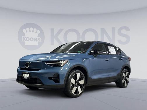 Fjord Blue Metallic 2023 Volvo C40 Recharge Pure Electric Twin Ultimate