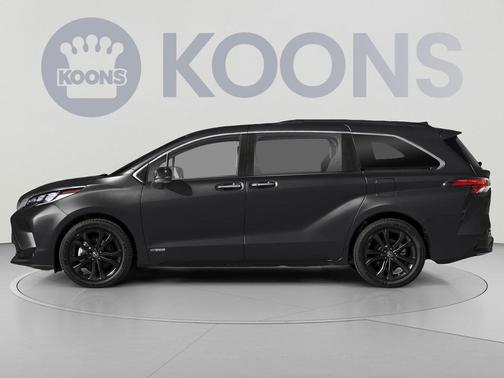 Midnight Black Metallic 2024 Toyota Sienna XSE 7 Passenger